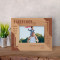 Godfather A Godchild Fills Your Heart With Love And Joy Personalized Wooden Frame-5" x 3 1/2" Brown Horizontal