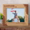 Godfather A Godchild Fills Your Heart With Love And Joy Personalized Wooden Frame-10" x 8" Brown Horizontal
