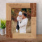 Godfathers Bring a Little Wisdom, Warmth, & Love To Every Life They Touch Personalized Wooden Frame 8" x 10" Brown (Vertical)