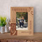 You Made My Childhood Unforgettable Personalized Wooden Frame 3 1/2" x 5" Brown (Vertical)