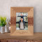 Godfathers Bring a Little Wisdom, Warmth, & Love To Every Life They Touch Personalized Wooden Frame 3 1/2" x 5" Brown (Vertical)