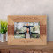 Godfathers Bring a Little Wisdom, Warmth, & Love To Every Life They Touch Personalized Wooden Frame-6" x 4" Brown Horizontal