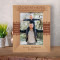 Godfathers Bring a Little Wisdom, Warmth, & Love To Every Life They Touch Personalized Wooden Frame 5" x 7" Brown (Vertical)