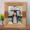 Godfathers Bring a Little Wisdom, Warmth, & Love To Every Life They Touch Personalized Wooden Frame 8" x 10" Brown (Vertical)