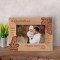 A Godfather Someone You Can Look Up To No Matter How Tall You Grow Personalized Wooden Frame-6" x 4" Brown Horizontal