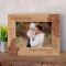 A Godfather Someone You Can Look Up To No Matter How Tall You Grow Personalized Wooden Frame-7" x 5" Brown Horizontal