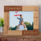 Godfather Personalized Wooden Frame-10" x 8" Brown Horizontal