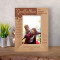 A Godfather Is A Treasure Personalized Wooden Frame 4" x 6" Brown (Vertical)