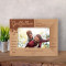 A Godfather Is A Treasure Personalized Wooden Frame-6" x 4" Brown Horizontal