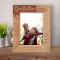 A Godfather Is A Treasure Personalized Wooden Frame 5" x 7" Brown (Vertical)