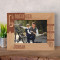 Godfather Personalized Wooden Frame-7" x 5" Brown Horizontal