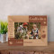 Godfather Bring a Little Wisdom, Warmth, & Love To Every Life They Touch Personalized Wooden Frame-6" x 4" Brown Horizontal