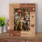 Godfather Bring a Little Wisdom, Warmth, & Love To Every Life They Touch Personalized Wooden Frame 5" x 7" Brown (Vertical)