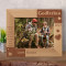 Godfather Bring a Little Wisdom, Warmth, & Love To Every Life They Touch Personalized Wooden Frame-10" x 8" Brown Horizontal