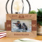 USMC Never Give Up Personalized Wooden Frame-6" x 4" Brown Horizontal