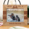 USMC Never Give Up Personalized Wooden Frame-10" x 8" Brown Horizontal