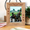 USMC Personalized Wooden Frame 5" x 7" Brown (Vertical)
