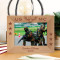 USMC Personalized Wooden Frame-7" x 5" Brown Horizontal