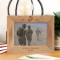 USMC Personalized Wooden Frame-7" x 5" Brown Horizontal