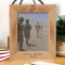 USMC Personalized Wooden Frame 8" x 10" Brown (Vertical)