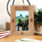 USMC Personalized Wooden Frame 4" x 6" Brown (Vertical)