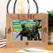 USMC Personalized Wooden Frame-7" x 5" Brown Horizontal