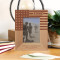 USMC Personalized Wooden Frame 3 1/2" x 5" Brown (Vertical)