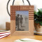 USMC Personalized Wooden Frame 4" x 6" Brown (Vertical)