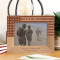 USMC Personalized Wooden Frame-7" x 5" Brown Horizontal