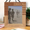 USMC Personalized Wooden Frame 8" x 10" Brown (Vertical)