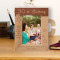 30th Birthday You Always Bring A Sweet Smile To My Face Personalized Wooden Frame 4" x 6" Brown (Vertical)