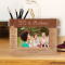 30th Birthday You Always Bring A Sweet Smile To My Face Personalized Wooden Frame-6" x 4" Brown Horizontal