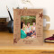May Your Special Day Bring You Lots Beautiful Moments Personalized Wooden Frame 3 1/2" x 5" Brown (Vertical)