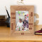 Thirty Personalized Wooden Frame 4" x 6" Brown (Vertical)