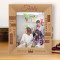 Thirty Personalized Wooden Frame 8" x 10" Brown (Vertical)