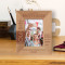 Age Is Merely The Number Of Years The World Has Been Enjoying You Personalized Wooden Frame 3 1/2" x 5" Brown (Vertical)
