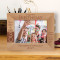 Age Is Merely The Number Of Years The World Has Been Enjoying You Personalized Wooden Frame-7" x 5" Brown Horizontal