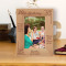 Happy Moments Happy Thoughts Happy Dreams Happy Feelings Personalized Wooden Frame 4" x 6" Brown (Vertical)