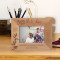 May Each And Every Moment Of Your Special Day Be Filled With The Same Joy And Happiness Personalized Wooden Frame-5" x 3 1/2" Brown Horizontal