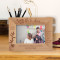 May Each And Every Moment Of Your Special Day Be Filled With The Same Joy And Happiness Personalized Wooden Frame-6" x 4" Brown Horizontal