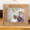 May Each And Every Moment Of Your Special Day Be Filled With The Same Joy And Happiness Personalized Wooden Frame-10" x 8" Brown Horizontal