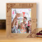 May The Love And Happiness You Share With Others Return To You Tenfold Personalized Wooden Frame 8" x 10" Brown (Vertical)