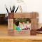 I Wish You A Life Full Of Happiness Love And Warnth Personalized Wooden Frame-5" x 3 1/2" Brown Horizontal