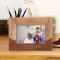 Life Is A Journey Enjoy Every Mile Personalized Wooden Frame-6" x 4" Brown Horizontal