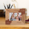 Age Is Merely The Number Of Years Personalized Wooden Frame-5" x 3 1/2" Brown Horizontal