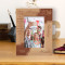 Age Is Merely The Number Of Years Personalized Wooden Frame 4" x 6" Brown (Vertical)