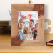 Age Is Merely The Number Of Years Personalized Wooden Frame 5" x 7" Brown (Vertical)
