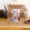 May God Bless You With An Abundance Of Peace Joy And Love Personalized Wooden Frame 3 1/2" x 5" Brown (Vertical)