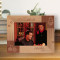 Happy Hanukkah Personalized Wooden Frame-7" x 5" Brown Horizontal