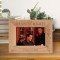 Happy Hanukkah Personalized Wooden Frame-6" x 4" Brown Horizontal